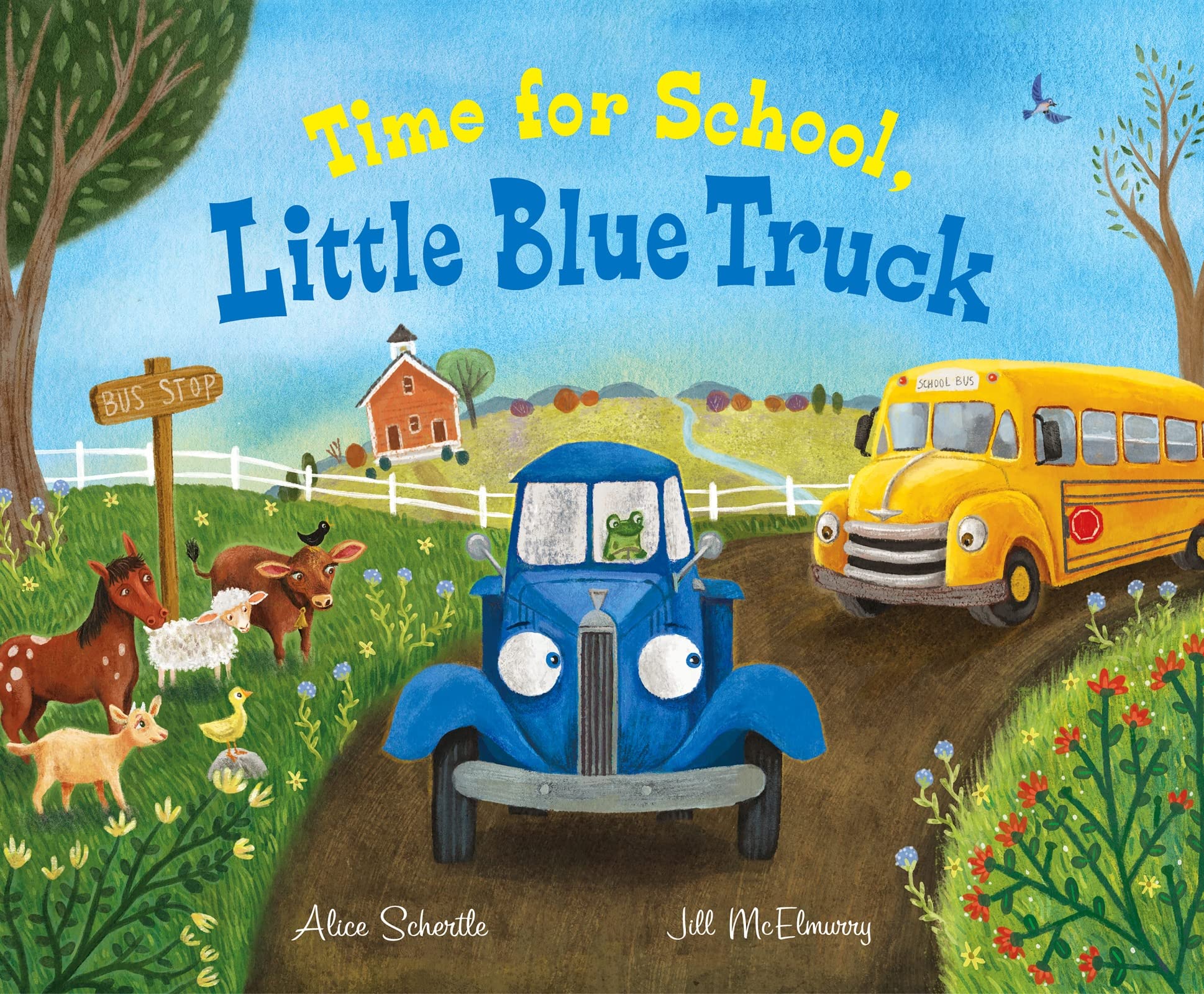 Time for School, Little Blue Truck book cover