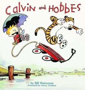 Calvin and Hobbes book cover 