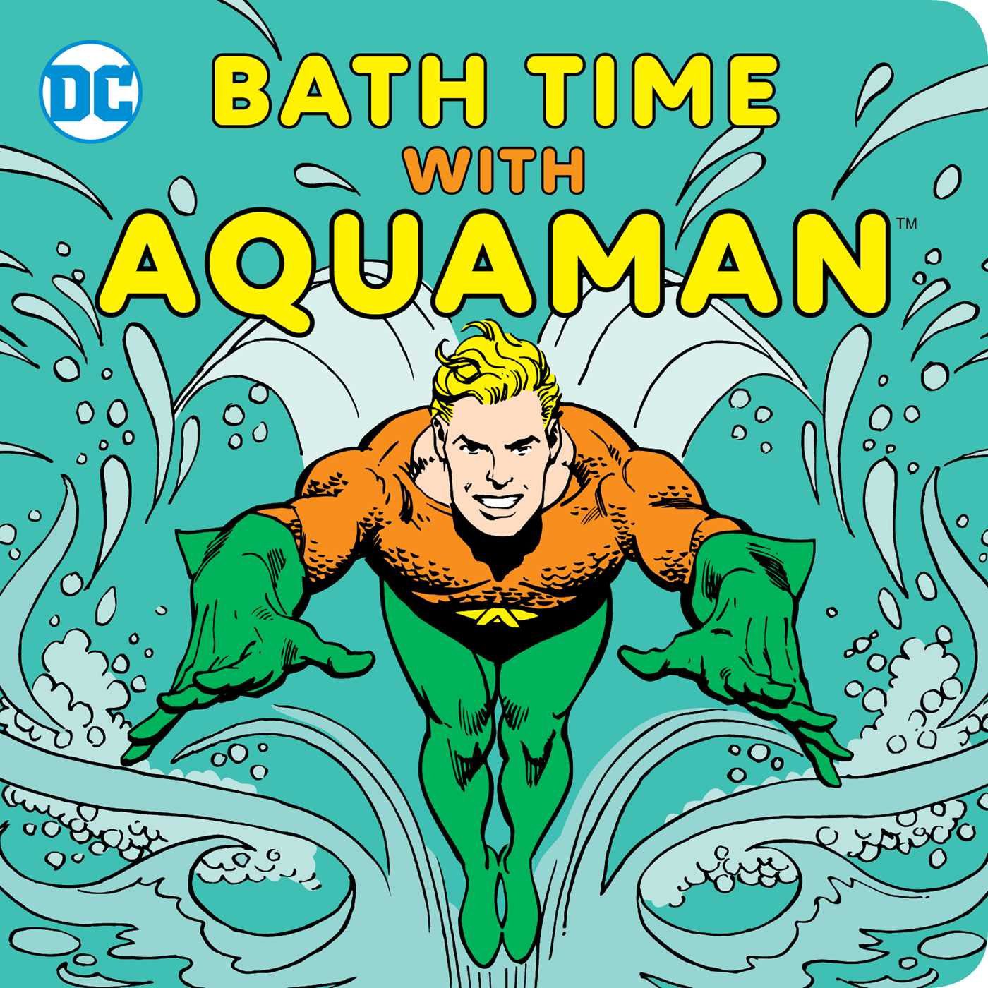 Bath Time with Aquaman book cover