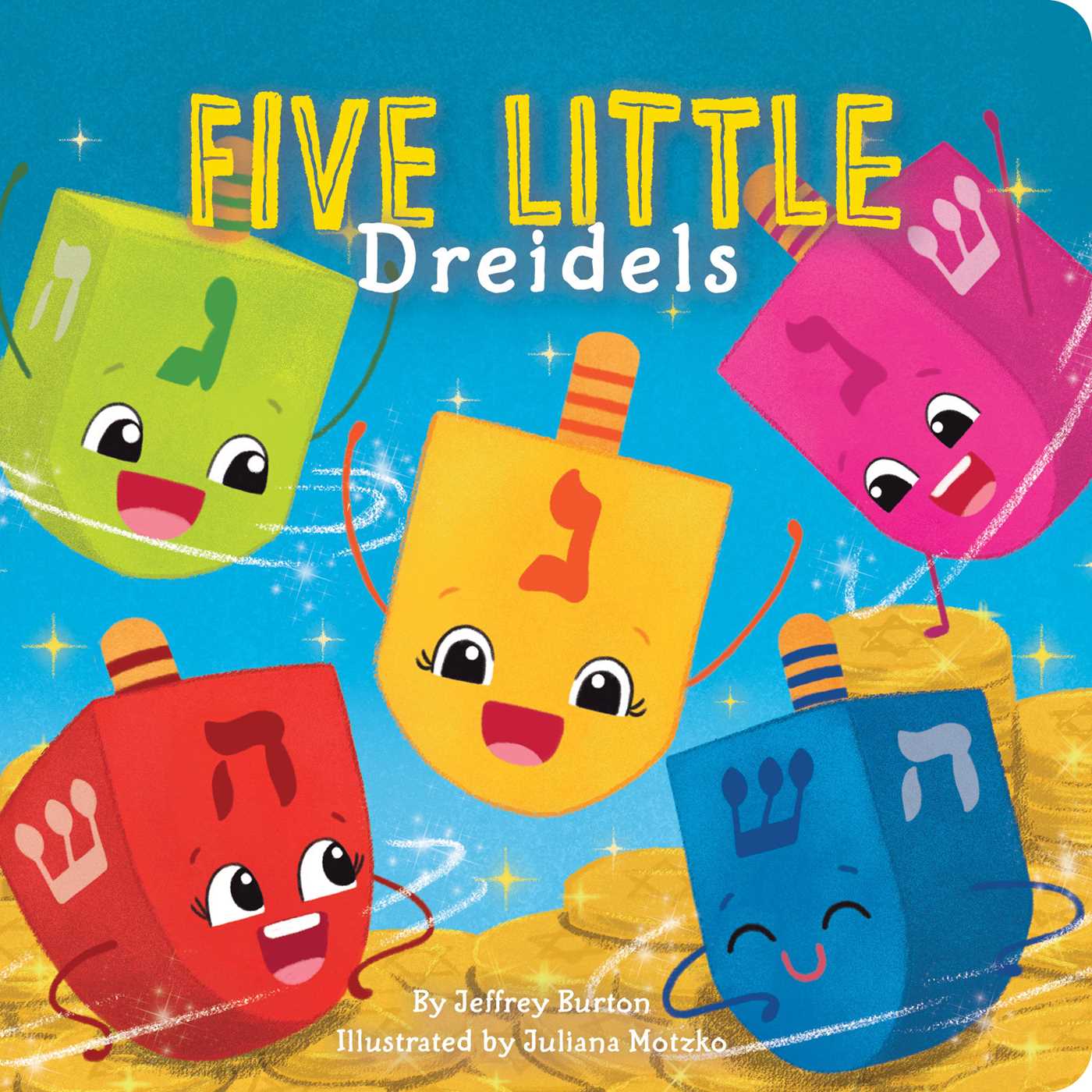 Five Little Dreidels book cover