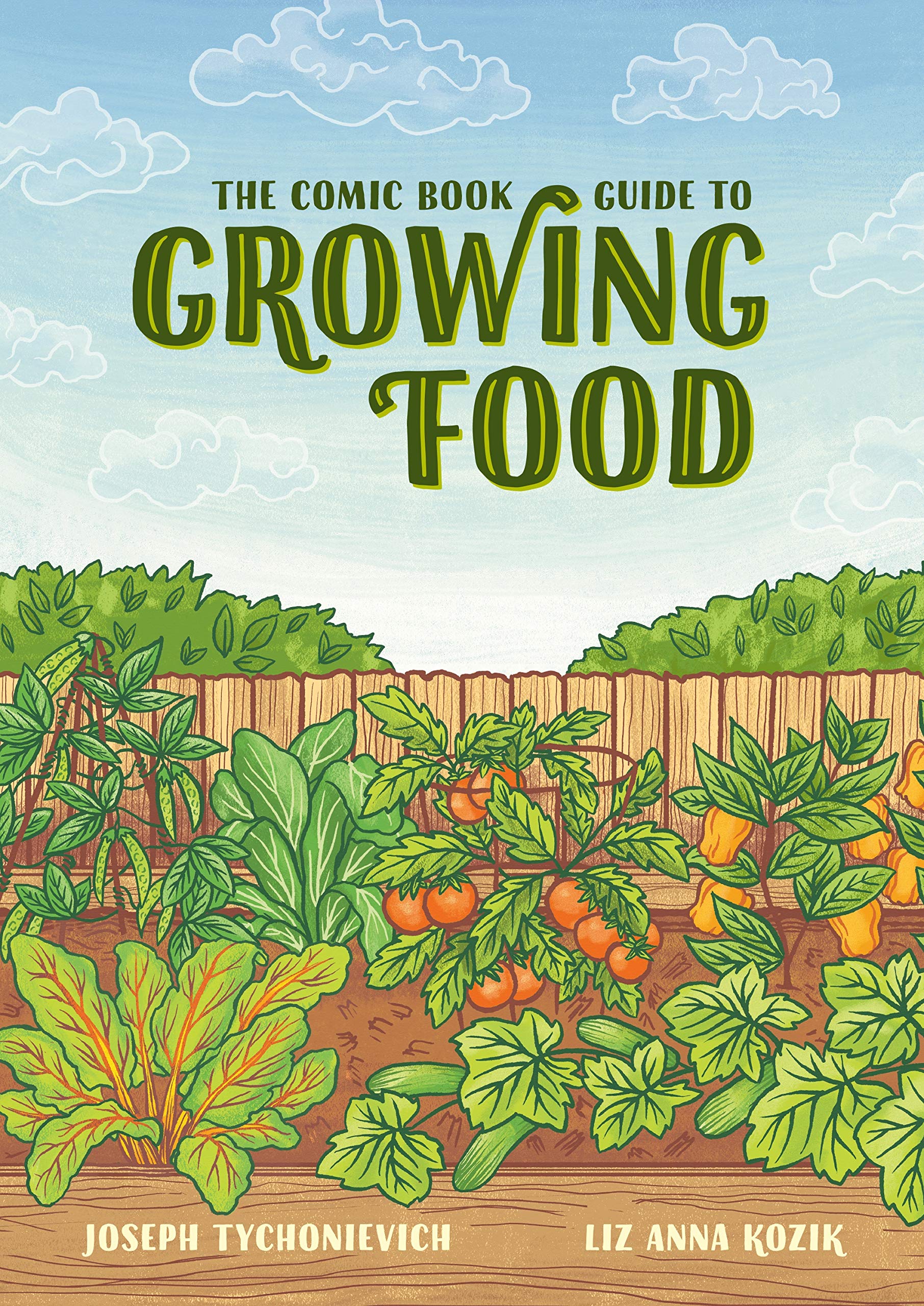 The Comic Book Guide to Growing Food book cover